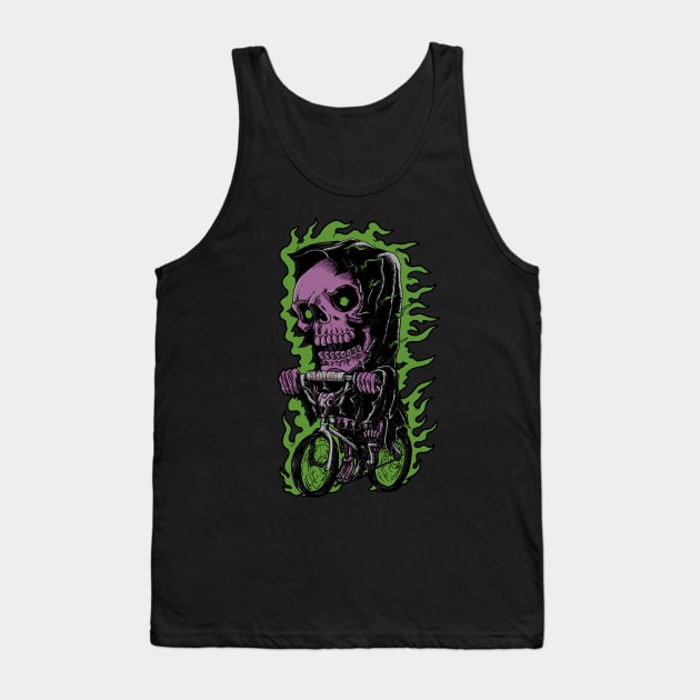 HELL WORLD RIDE! Tank Top by dotsknot_